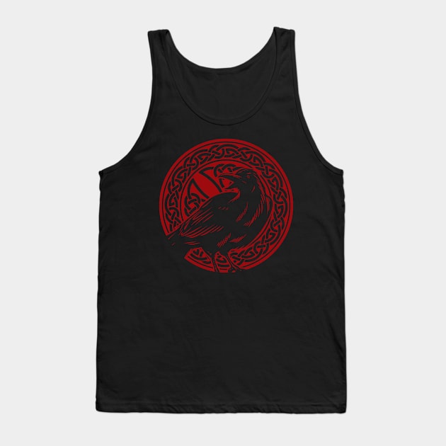 Viking Scandinavia Crow Tank Top by ShirtsShirtsndmoreShirts